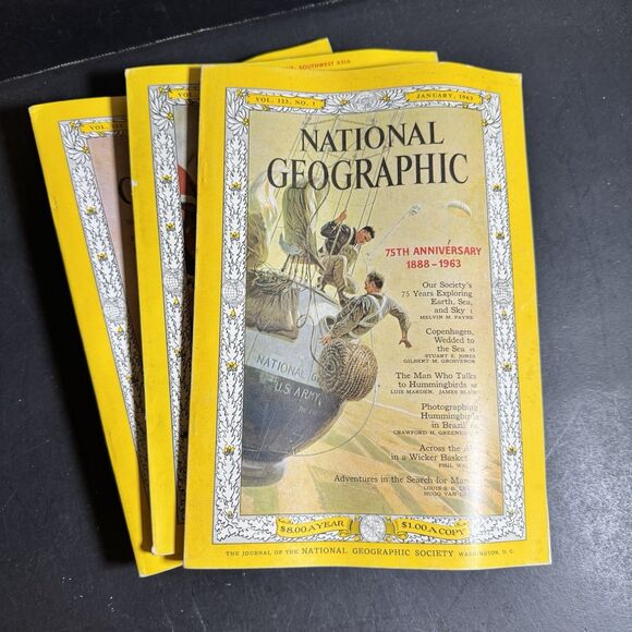 National Geographic 1963 [Book 237] - Picture 1 of 8